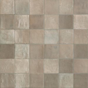 Panneau mural "Lodano" gris beige 10 x 10 cm