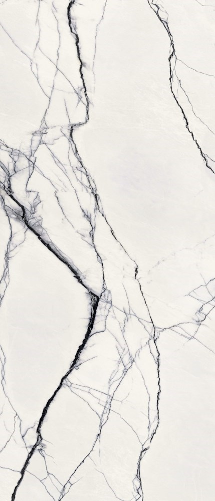 Plaque de sol "Mia" Noir-Blanc 120 x 280 cm