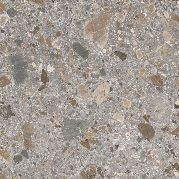 Plaque de sol "Gabor" Gris-Multicolore 120 x 120 cm