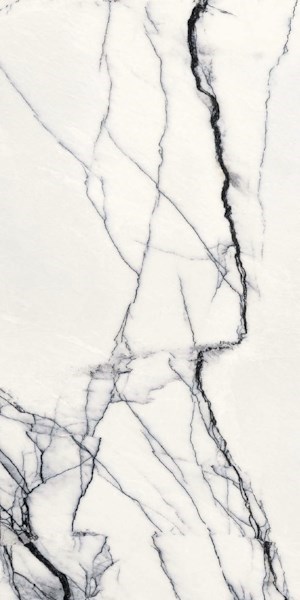 Plaque de sol "Mia" Noir-Blanc 60 x 120 cm