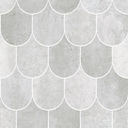 Mosaïque "Tami" Gris clair 30 x 30 cm