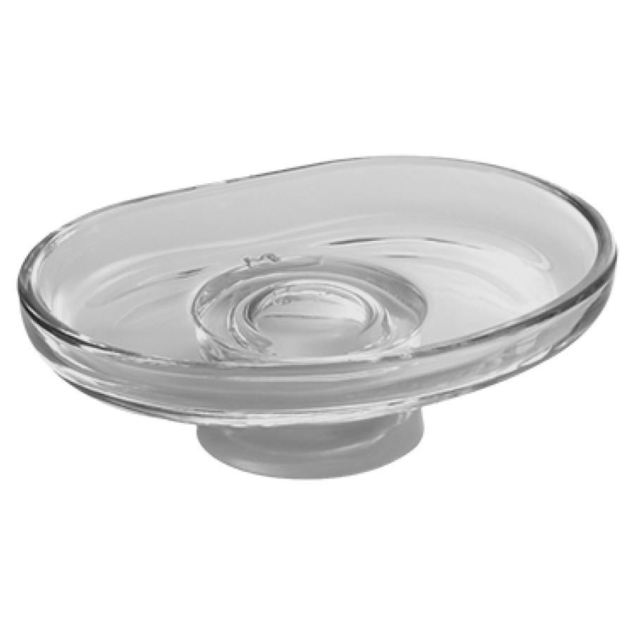 Bacinella portasapone DIAQUA D 5,3 14,2 cm, 3,5 x 10,5 cm senza colore