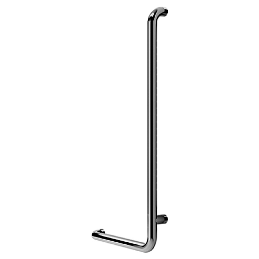 Corrimano angolare INEOLINE PURE, 95 x 50 cm acciaio inossidabile DesignGrip a destra materiale fissaggio compreso opaco
