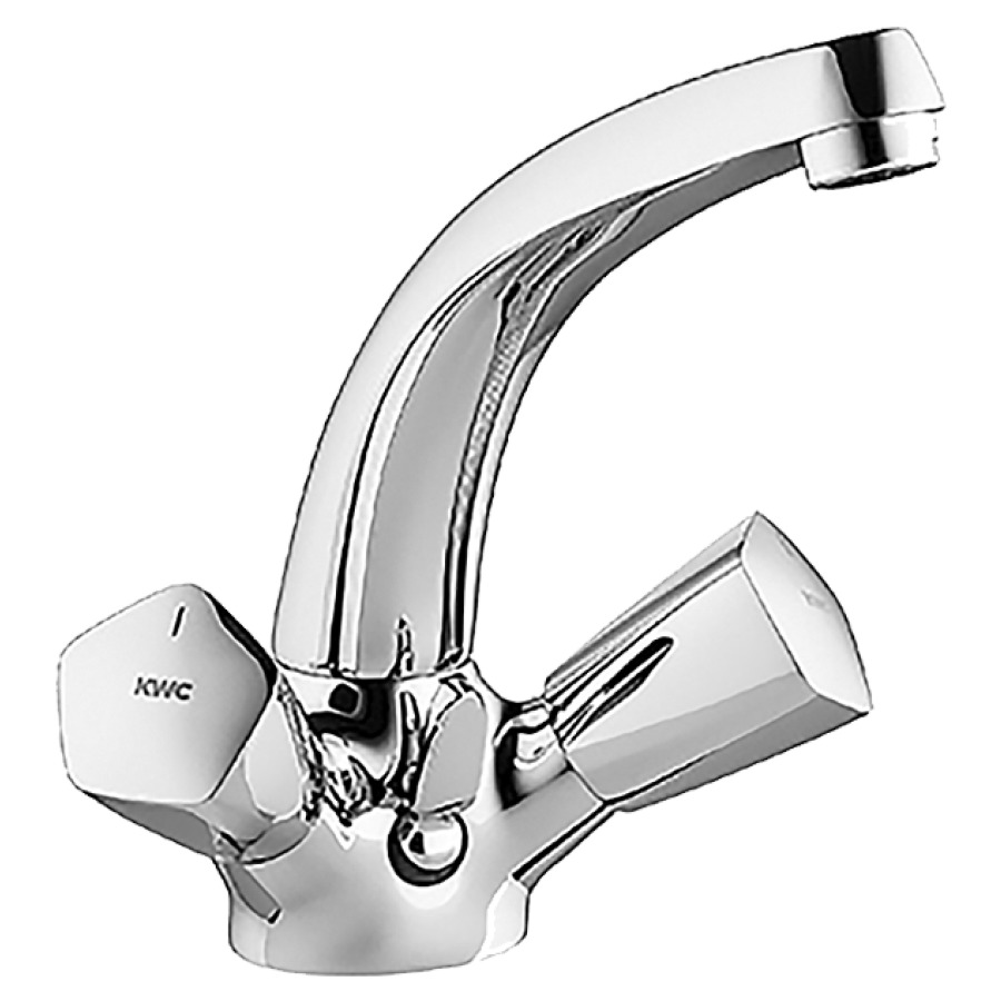 Batteria per lavabo STAR S 150 mm bocca orientabile piletta eccentrica gruppo acustico I chromeline