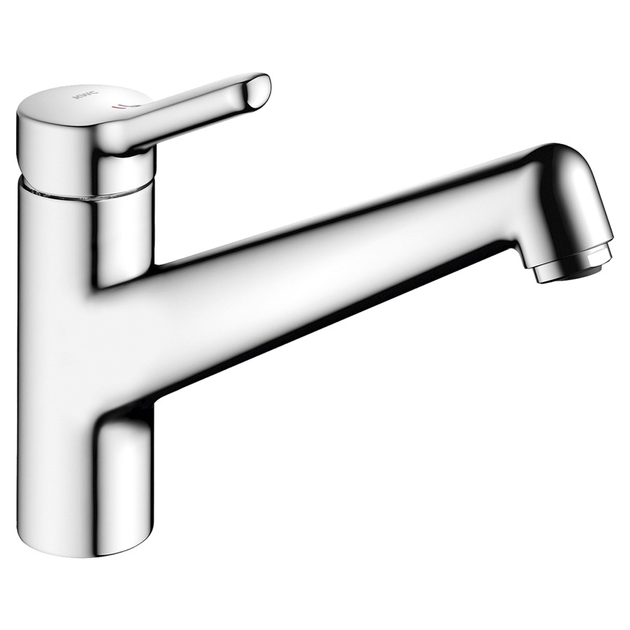 Miscelatore per lavello WAMAS 2.0, S 220 mm bocca orientabile 160°, tubi flessibili di collegamento 3 8" chromeline