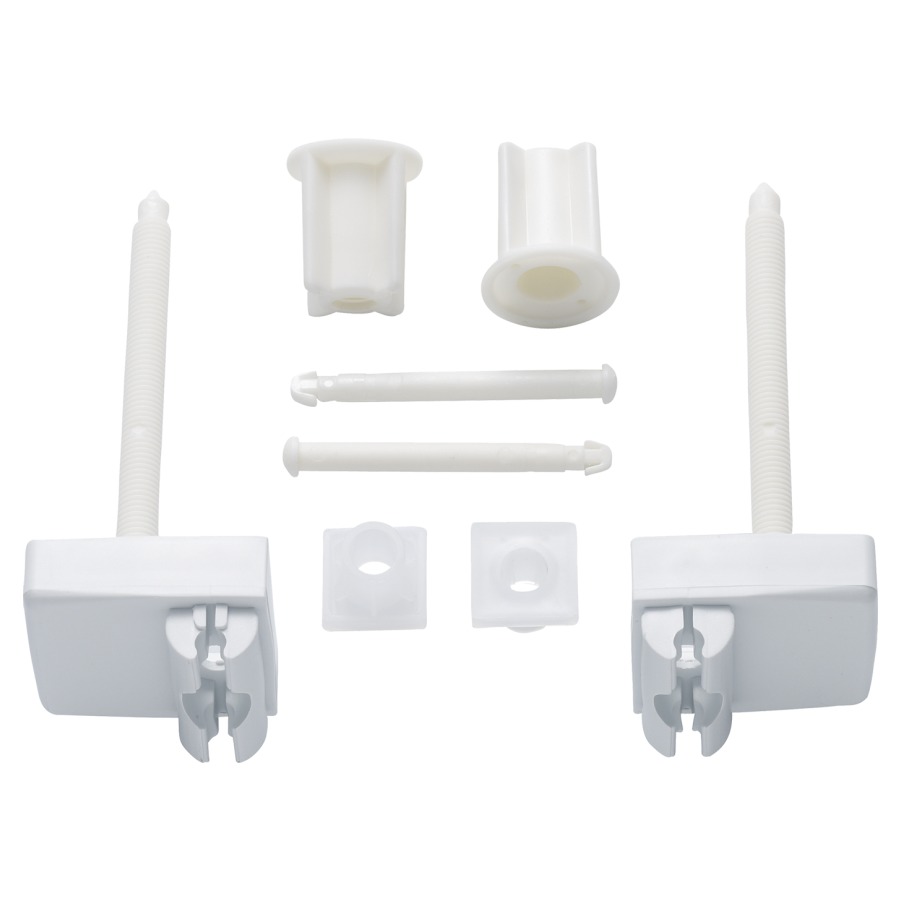 Cerniera completa per sedile SANAFORM-LUX con coperchio, modello vecchio bianco