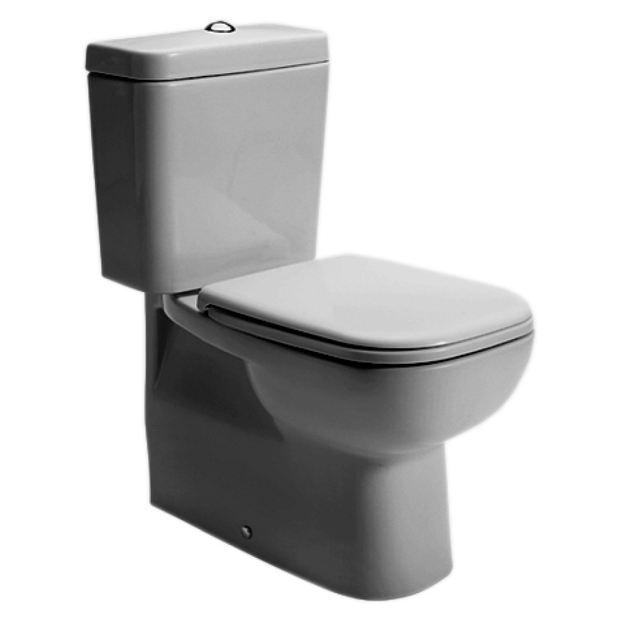 Vaso pavimento D-CODE KOMBI ceramica, scarico Vario materiale di fissaggio bianco standard