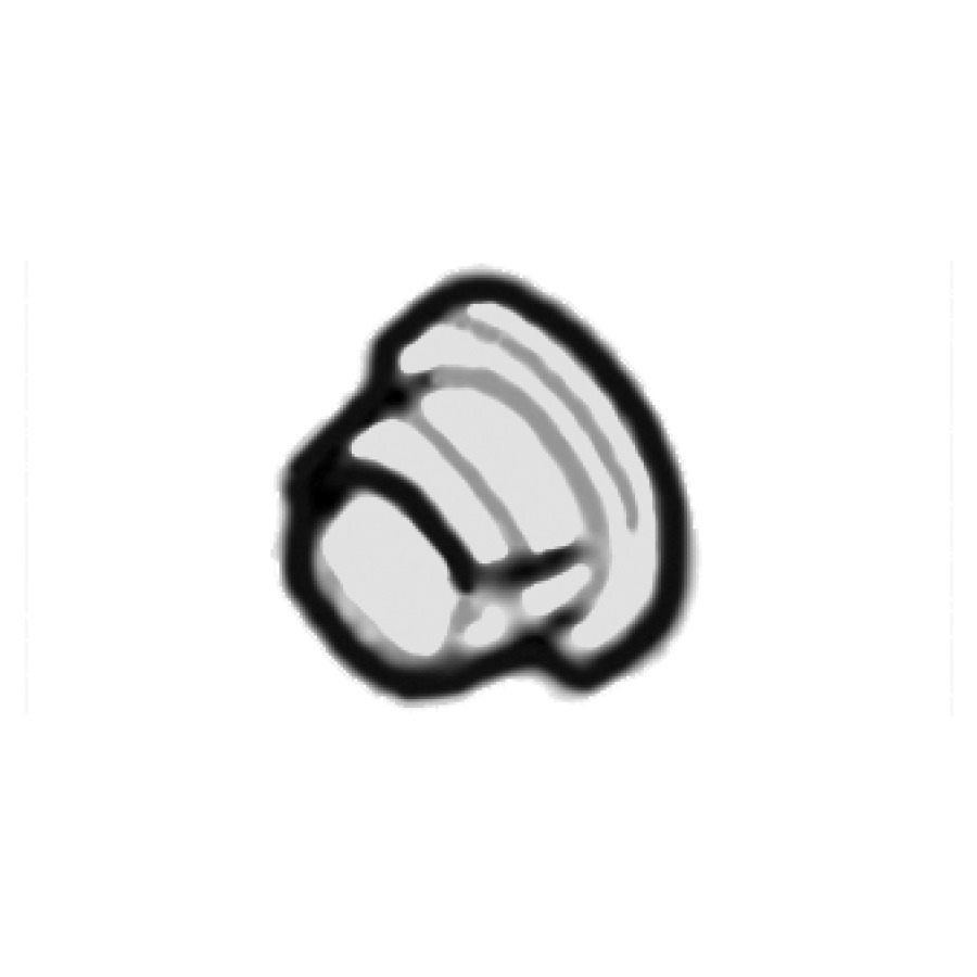 Tappo per cassetta AP 121-123 125 127-130 140 bianco