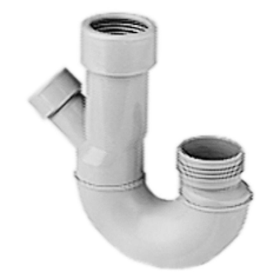 Sifone a gomito GEBERIT D 40 x 56 mm grigio