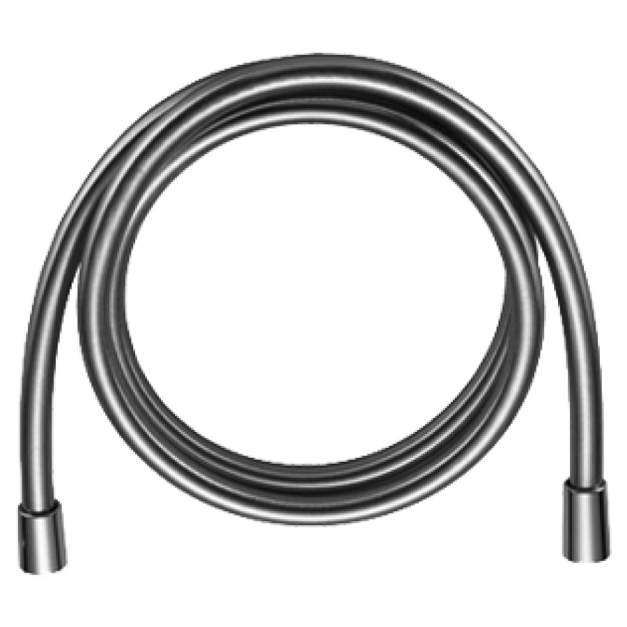 Tubo per doccia Procasa 125 cm, 1 2" x 1 2" sintetico silver senza colore