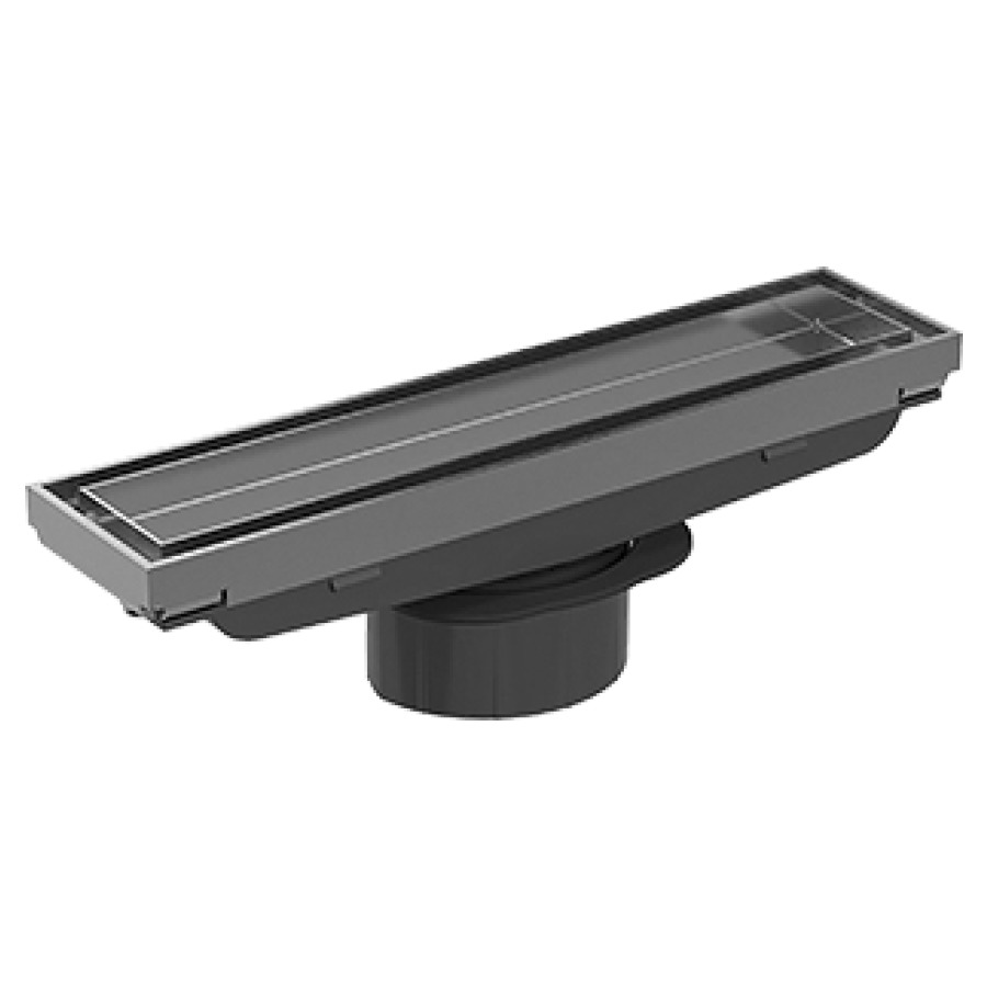 Canale da doccia CLEANLINE lunghezza 18,8 cm larghezza 4,3 cm piastrellabile senza colore