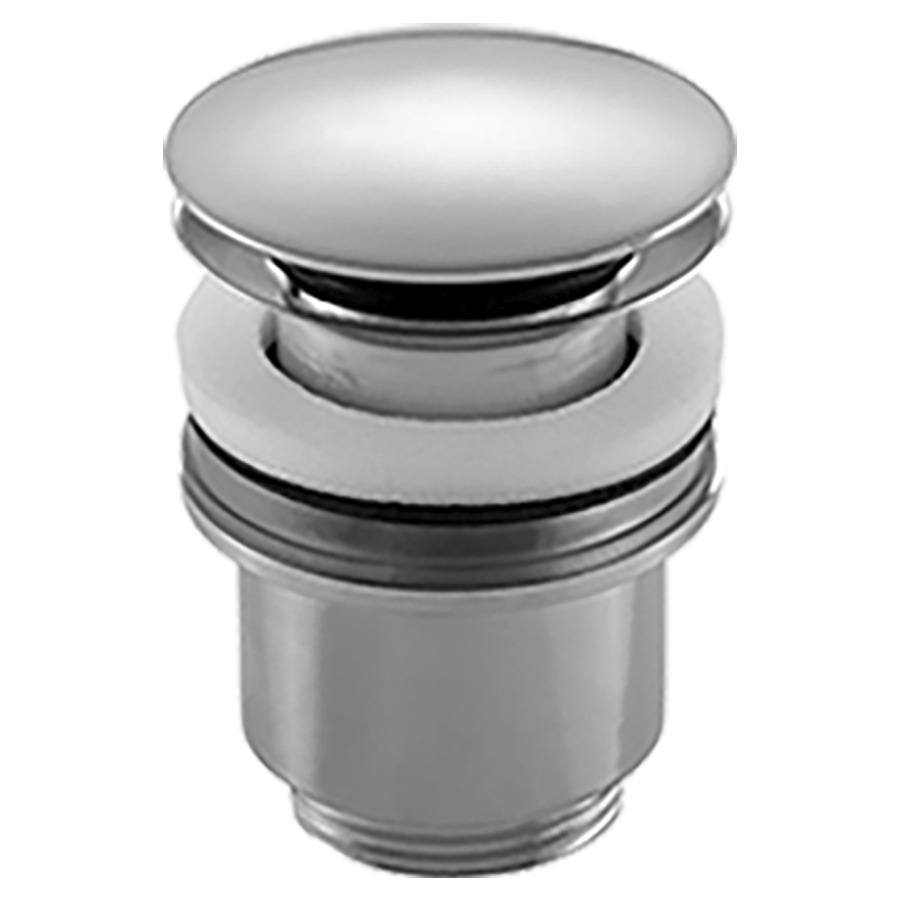 Piletta Click-Clack 1 1 4", con troppopieno placca di copertura D 63 mm cromato