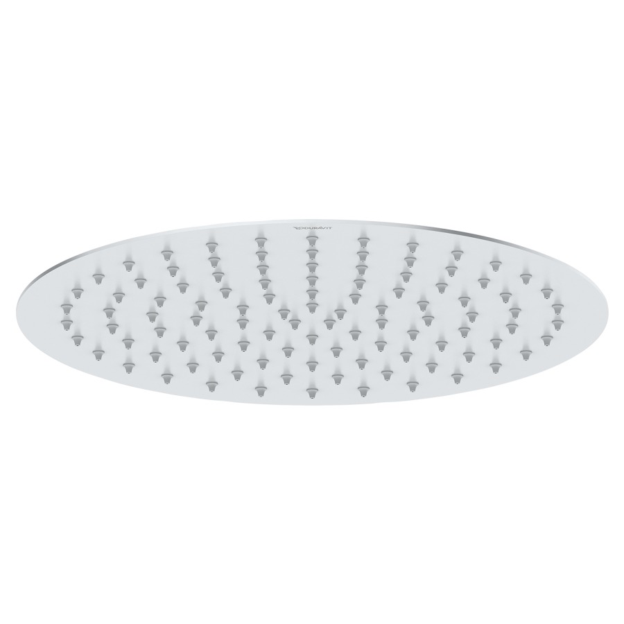 Pomolo da doccia DURAVIT D 300 mm, tipo di getto Rain montaggio a soffitto o a parete cromato