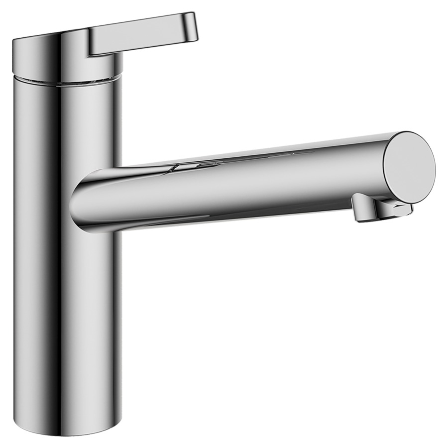 Miscelatore per lavello FIT S 215 mm, bocca orientabile 150°, tubi flessibili di collegamento 3 8" chromeline