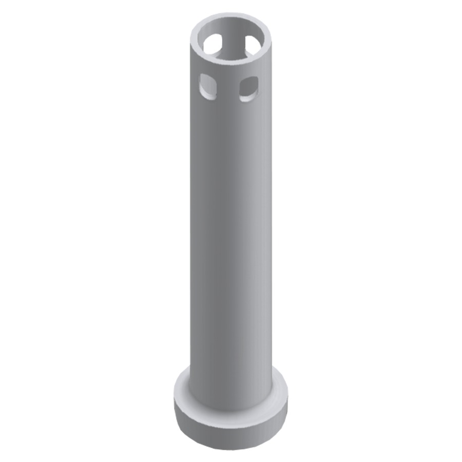 Tubo troppopieno 27,2 cm, sintetica grigia per lavatoio LAVINOX senza colore