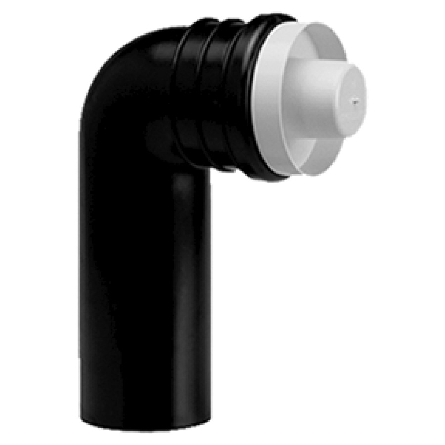 Curva di scarico GEBERIT Duofix, 90°, per elemento per vaso sospeso senza colore