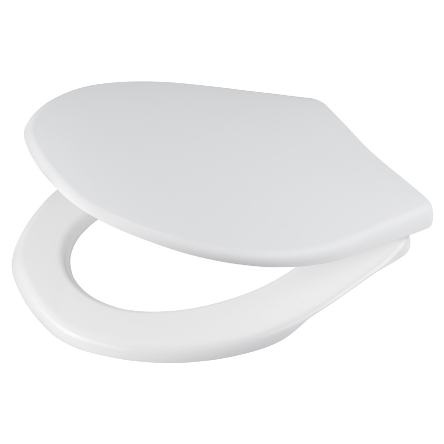 Sedile WC SANAFORM-LUX con coperchio bianco
