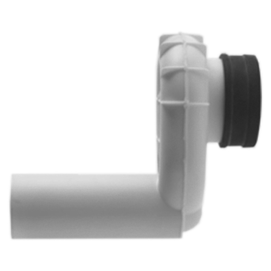 Sifone ad aspirazione DURAVIT per orinatoio, uscita orizzontale, D 50 mm, 1-4 L senza colore