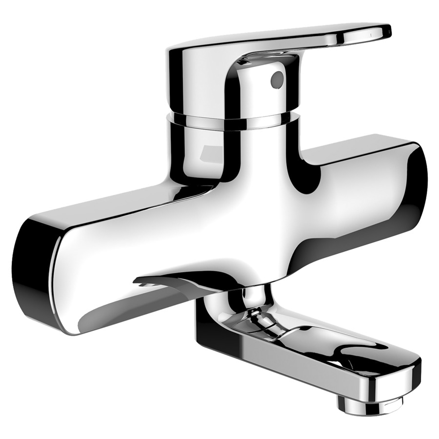 Miscel. a parete CITYPRO D 120 mm, S 125 mm Ecototal, bocca orientabile senza raccordi d'arresto gruppo acustico I cromato