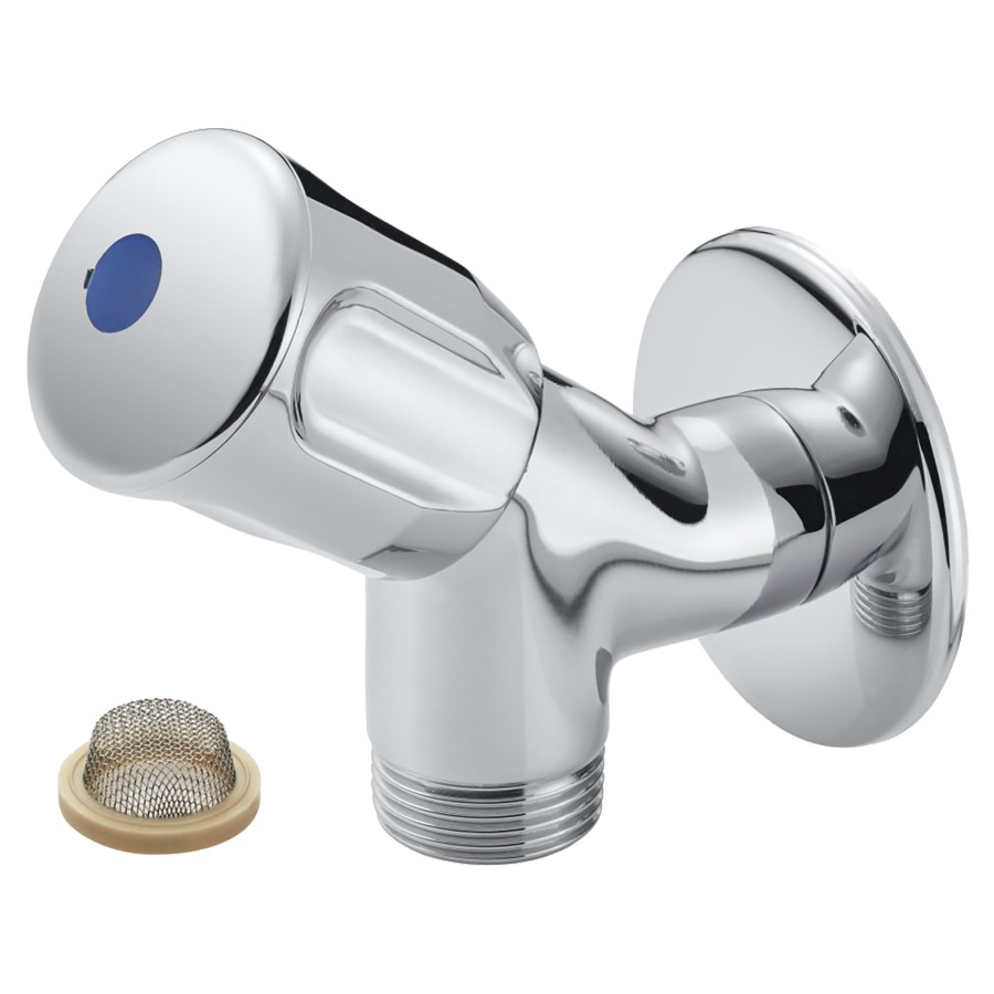 Rubinetto per lavatrice PROFI LINE, 1 2", lunghezza di filetto 28 mm chromeline
