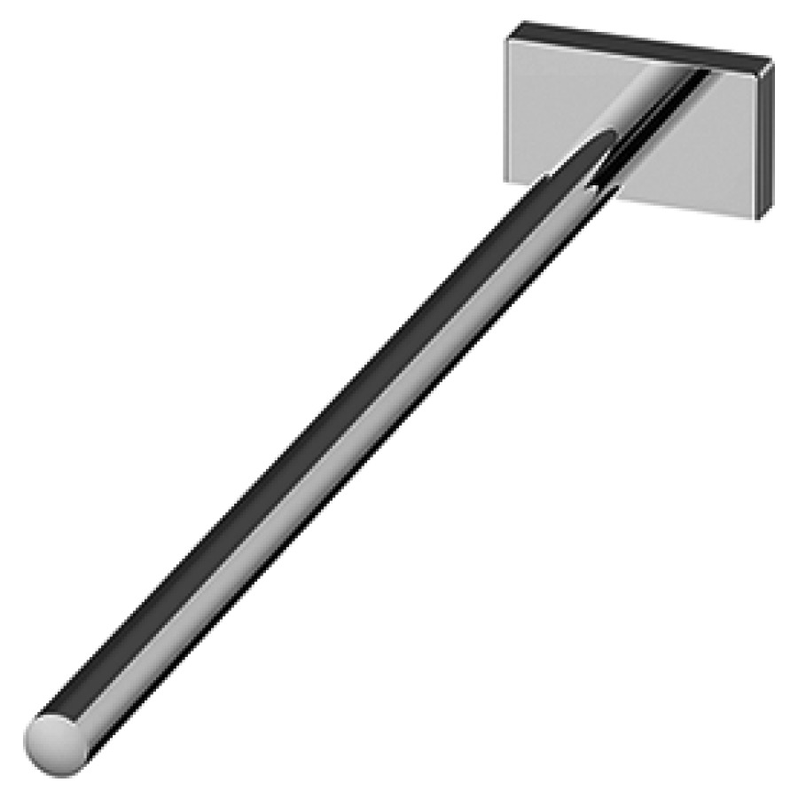 Portasalviette Procasa Cinque S 40 cm, 1 braccio fissa cromato