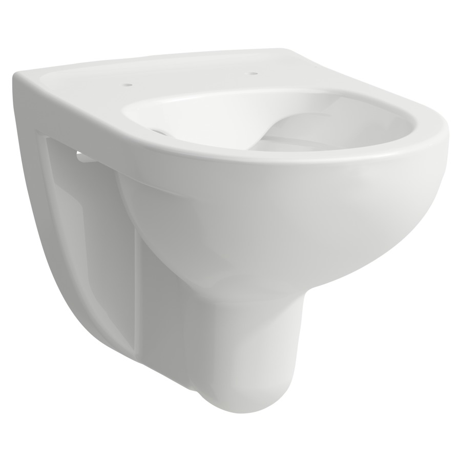 Vaso sospeso Procasa Uno rimless, 53 x 36 cm, ceramica per cassetta ad incasso bianco standard