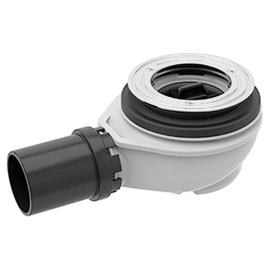 Guarnitura per doccia GEBERIT 90, D 56 mm, livello d'acqua del sifone 50 mm, deflusso 39 l min, senza rosetta 851 506 senza colore