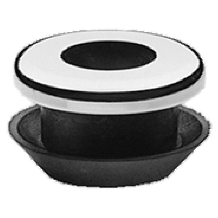 Guarnizione ad innesto GEBERIT in gomma, per curva di risciacquo 18 x 20 mm cromato lucido senza colore