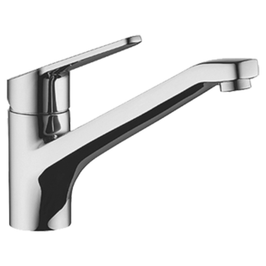 Miscelatore per lavello ISLA S 227 mm bocca orientabile tubi flessibili di collegamento 3 8" chromeline