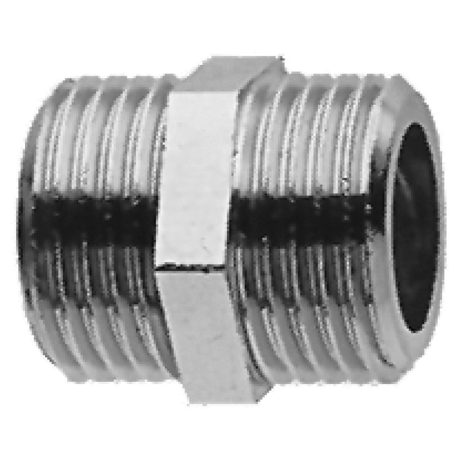 Nippel doppio 1 2" x 1 2" cromato