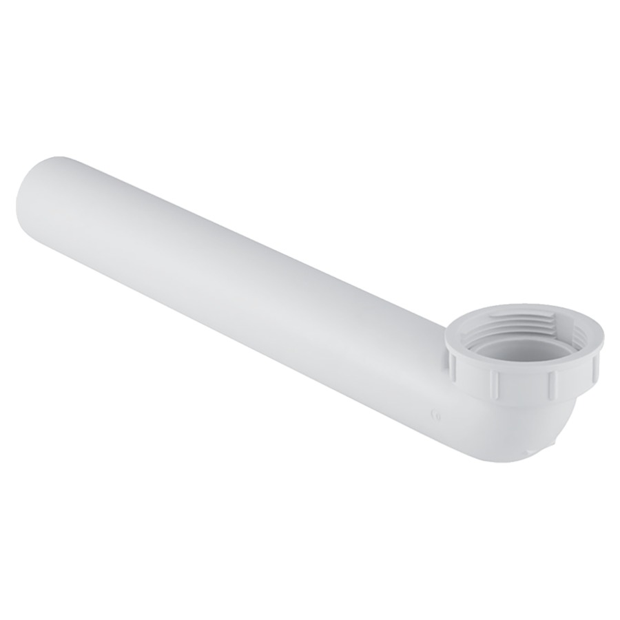 Curva d'allacciamento GEBERIT D 40 mm x 1 1 2", con dado bianco