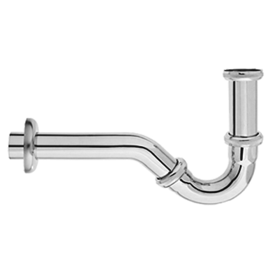 Sifone a tubo curvo TECHNIC 1 1 4" x 32 mm, bidet cromato