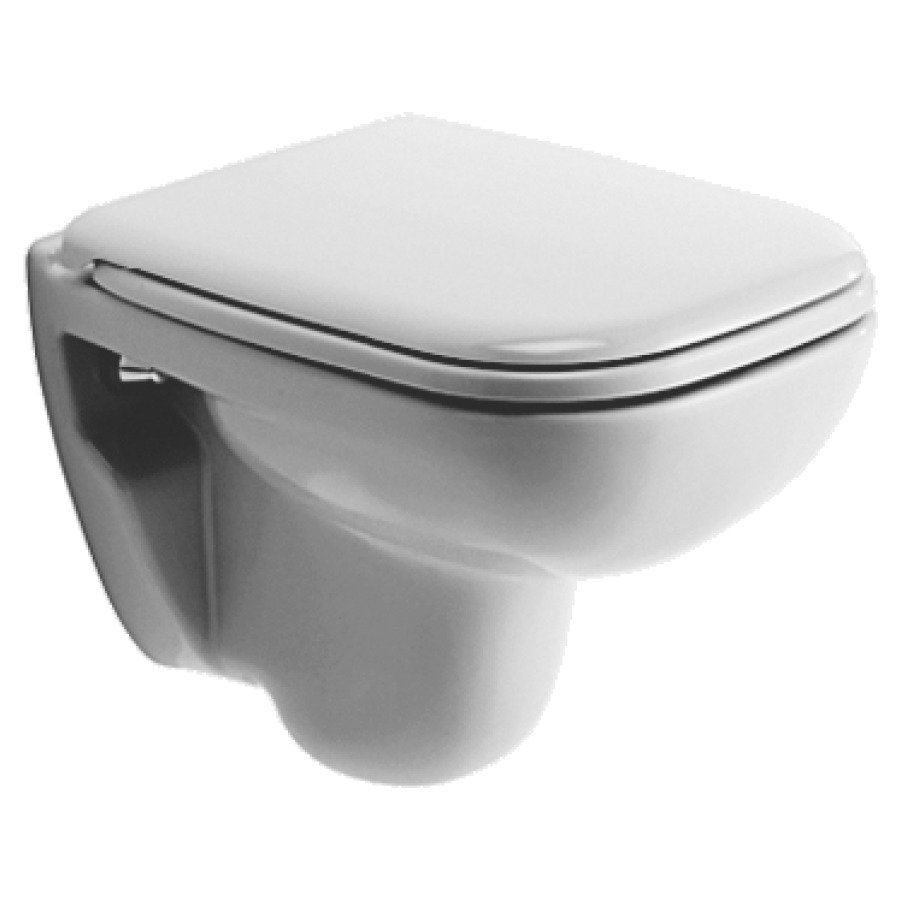 Vaso sospeso D-CODE COMPACT UP ceramica, per cassetta ad incasso, senza materiale di fissaggio 227 035 bianco standard