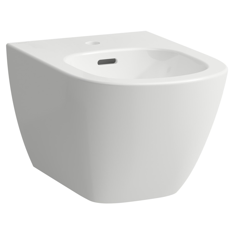 Bidet sospeso Procasa Cinque 52 x 36 cm, ceramica senza apertura laterale materiale di fissaggio bianco 1 foro rubin., standard