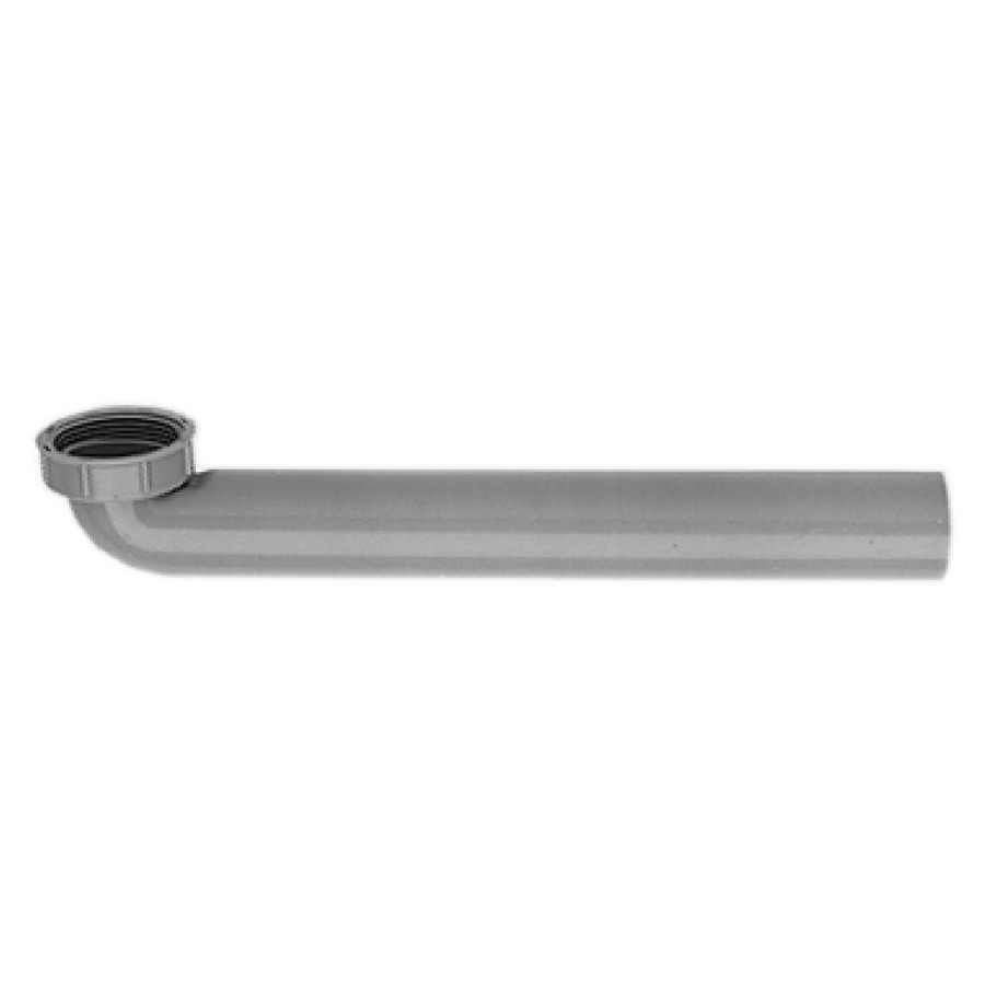 Curva d'allacciamento GEBERIT D 40 mm x 2", con dado grigio