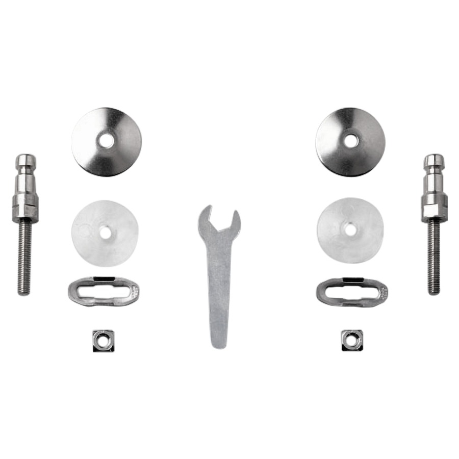Set cerniere in acciaio inox LAUFEN, per sedile WC Mimo Pro con attacco alla cavità senza colore