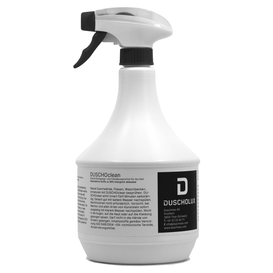 Prod. di pulizia DUSCHOCLEAN bottiglia con nebulizzatore 1 litro senza colore