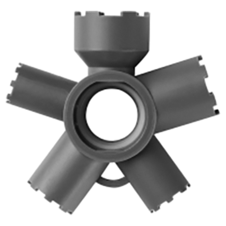 Chiave di servizio NEOPERL M22 M24 M28, Caché TT TJ JR STD, materia plastica grigio scuro