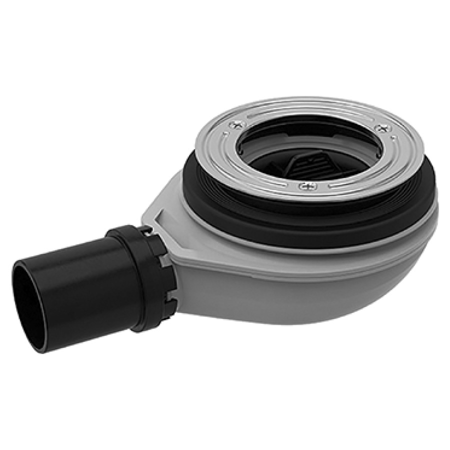 Guarnitura per doccia GEBERIT 90, D 40 mm, livello d'acqua del sifone 30 mm, deflusso 30 l min, senza rosetta 851 506 senza colore