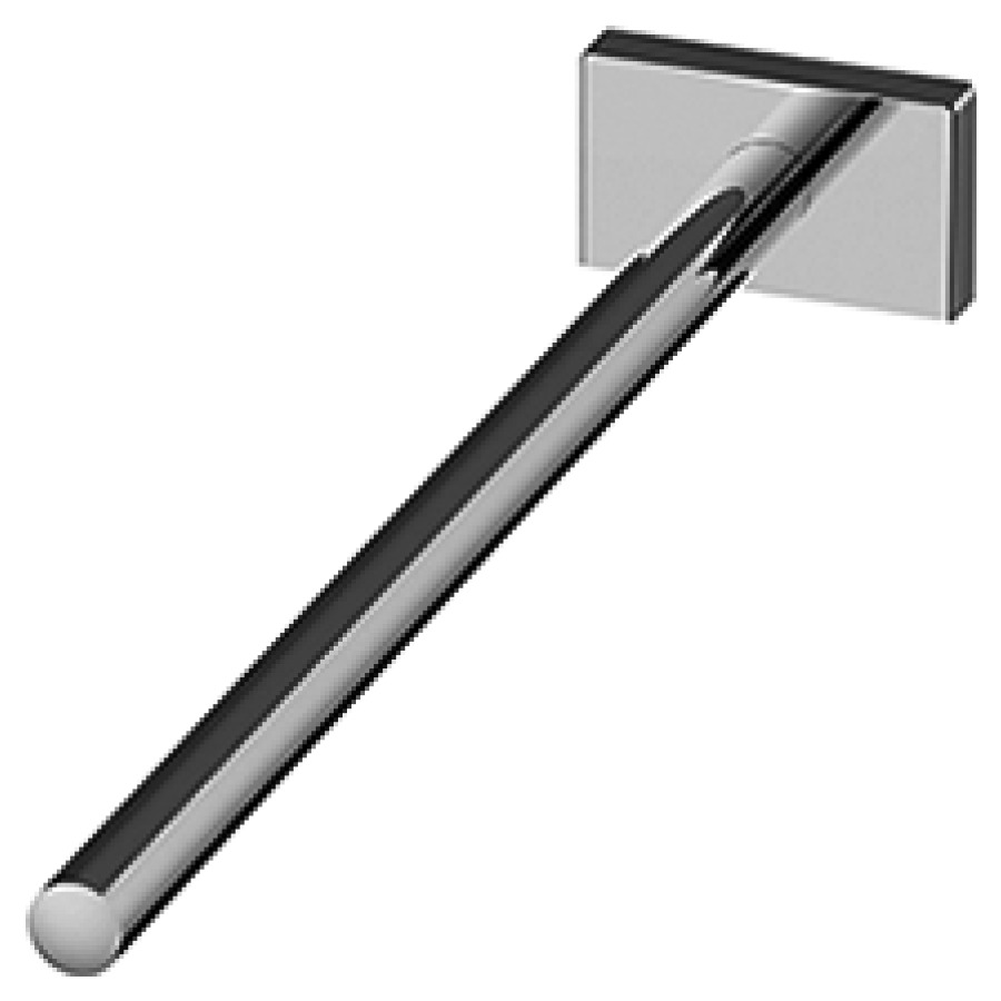 Portasalviette Procasa Cinque S 33 cm, 1 braccio fissa cromato