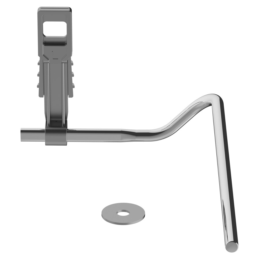 Portasalviette LAUFEN montaggio a destra, per lavabo Moderna Plus 55 60 Moderna 54 62 Arolla Bellino Mobello cromato