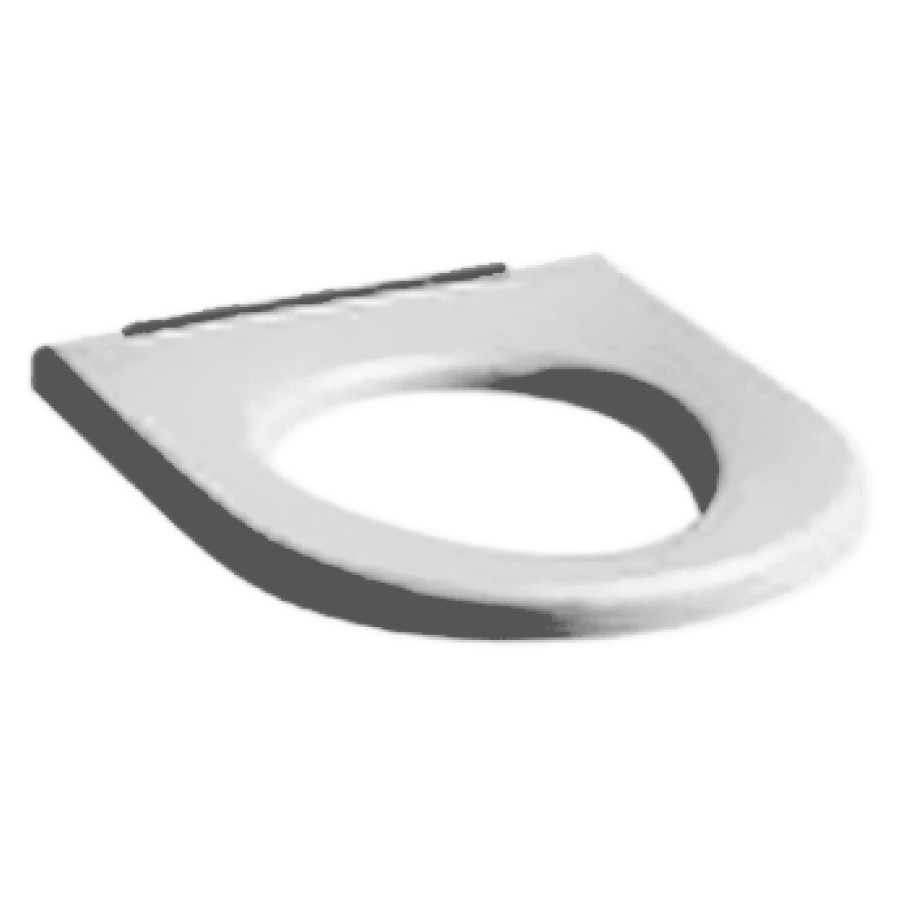Sedile WC LIBERTY senza coperchio senza abbassamento automatico per 341002 003, 342003 004 065 342081 165 186 187, 342309 343004 058 059 bianco antibatterico