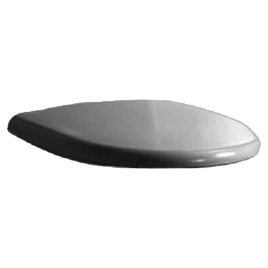Sedile WC MODERNA R con coperchio, vite zigrinata per 341 002, 342 003 065 165 186 343 004 058 059 bianco antibatterico, cern. inoss.