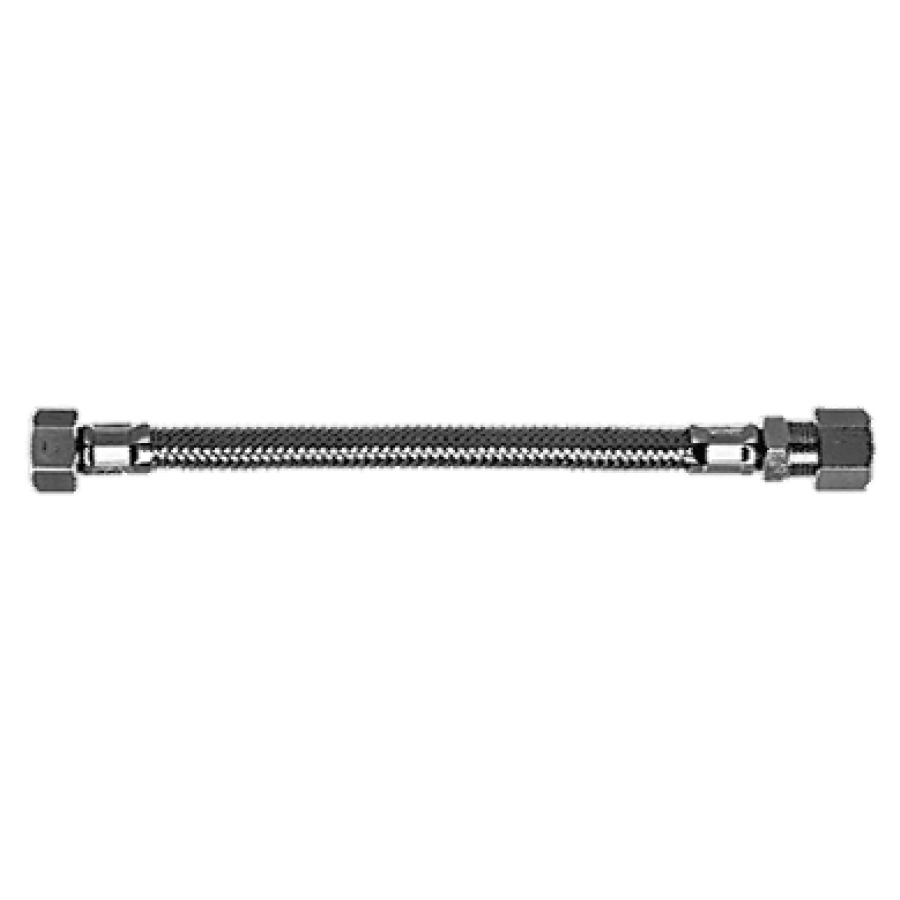 Tubo rinforzato NEOFLEX CRG 3 8" x 10 mm, 50 cm, DN 8 dado filettato raccordo di chiusura senza colore