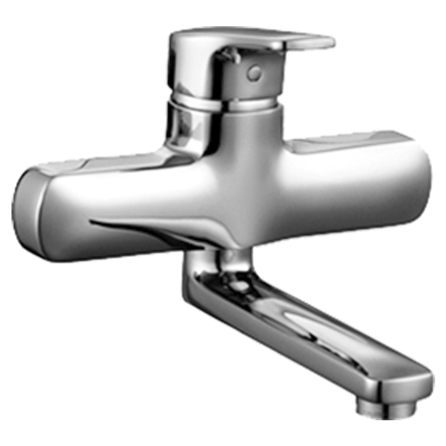 Miscelatore a parete CITYPRO D 120 mm, S 175 mm Ecototal+, bocca orientabile senza raccordi d'arresto gruppo acustico I cromato