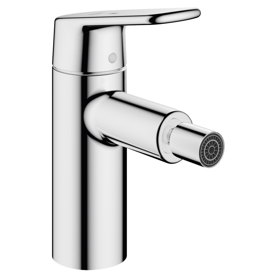 Miscelat. per bidet Procasa Tre, S 110 mm, ugello orientabile piletta eccentrica tubi flessibili di collegamento, gruppo acustico I chromeline