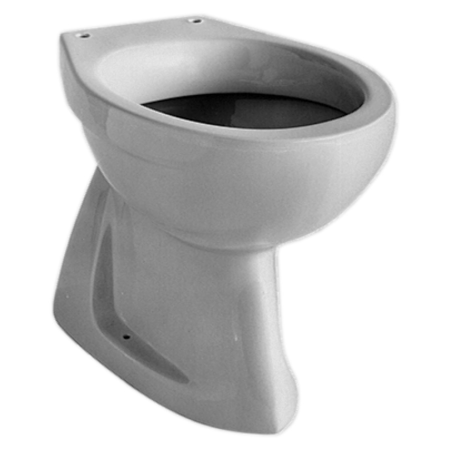 Vaso a pavimento PASCHA ceramica scarico nascosto, verticale bianco