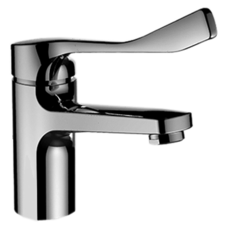 Miscelatore lavabo CITYPRO LIBERTY, S 140 mm, bocca fissa senza piletta, portata 5,7 l min, gruppo acustico I cromato