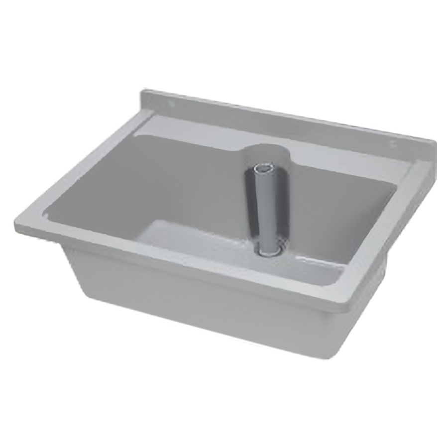 Lavatoio Procasa 70 x 50 x 30 cm materia sintetica, valvola di scarico, materiale di fissaggio grigio