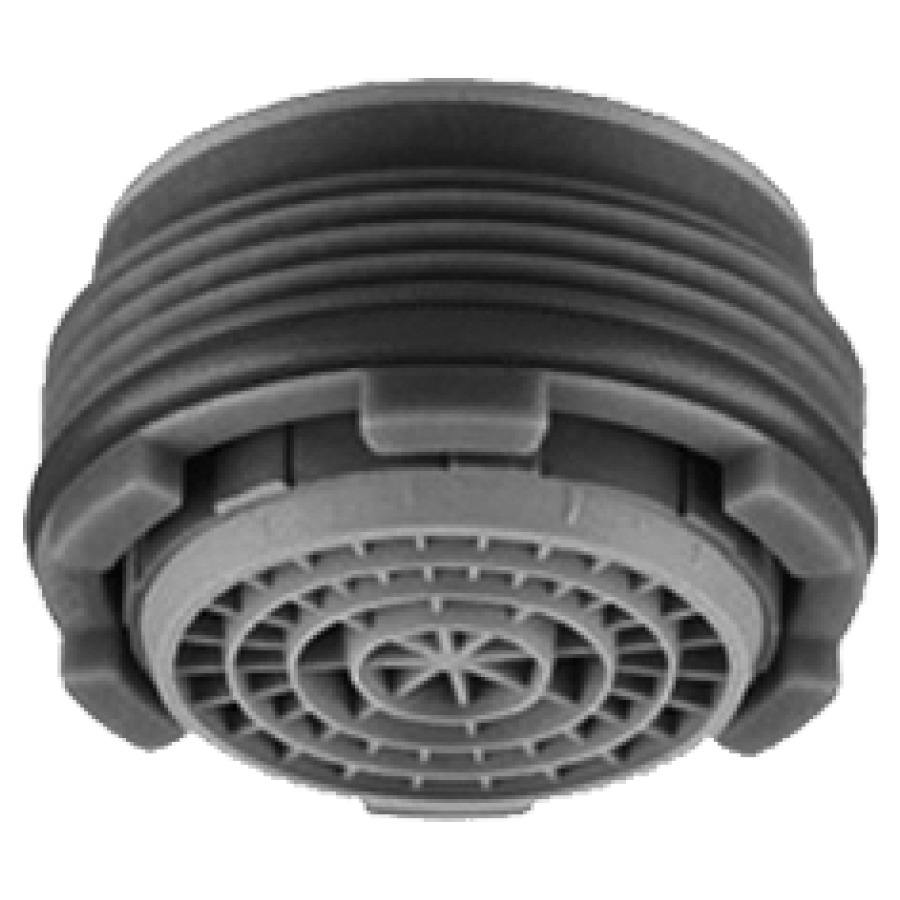 Aeratore NEOPERL CACHÉ CASCADE SLC, filetto esterno STD M24x1, 13,5-15 l min senza colore